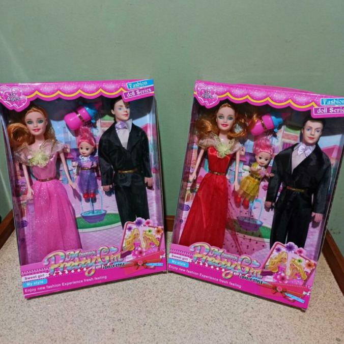 Cặp Búp Bê Barbie Gia Đình 2003 Dễ Thương Cho Bé Gái