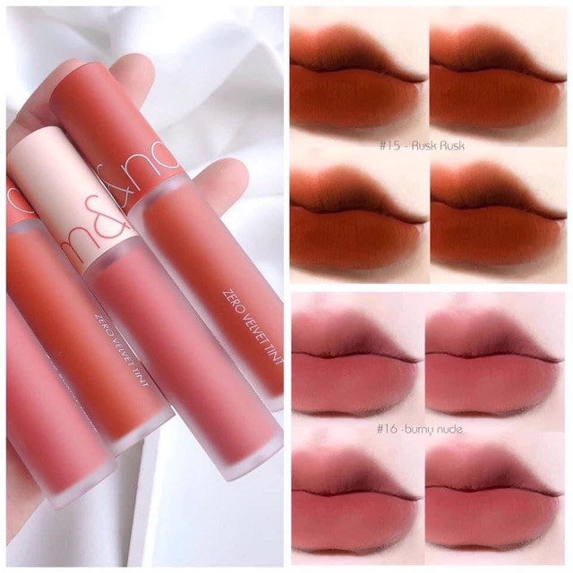 [FREE SHIP] 𝐒𝐨𝐧 Kem lỳ Romand Zero Velvet tint