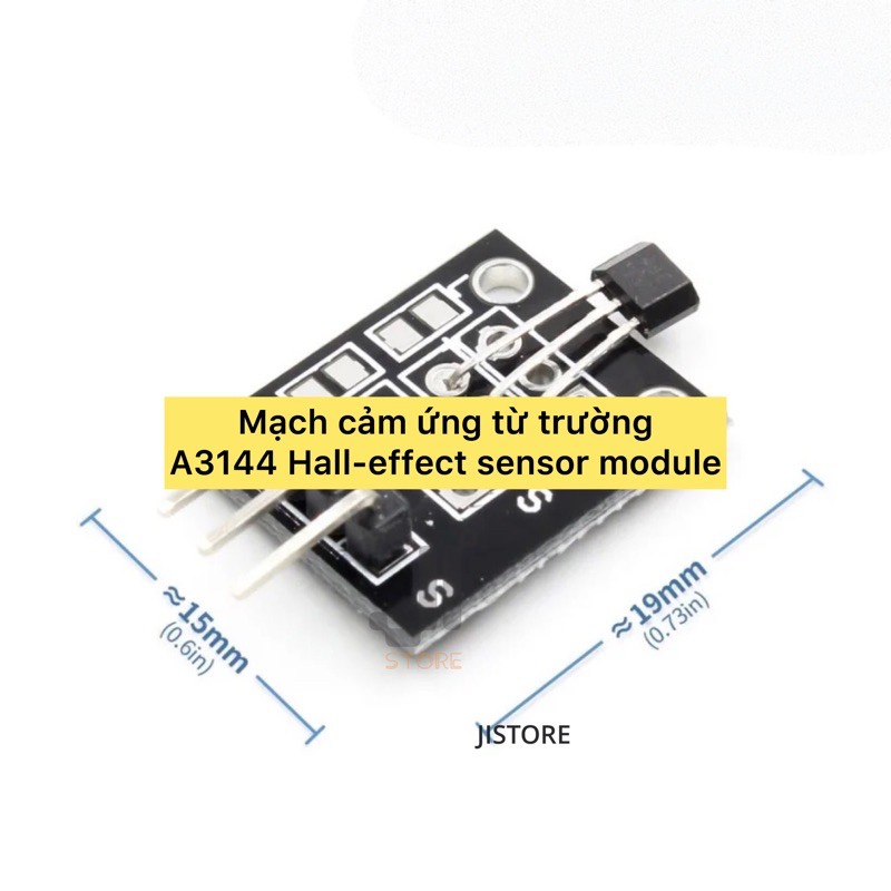 Mạch cảm ứng từ KY-003 /KY-035 nguồn 4.5~24VDC sử dụng IC A3144 hall-effect sensor module