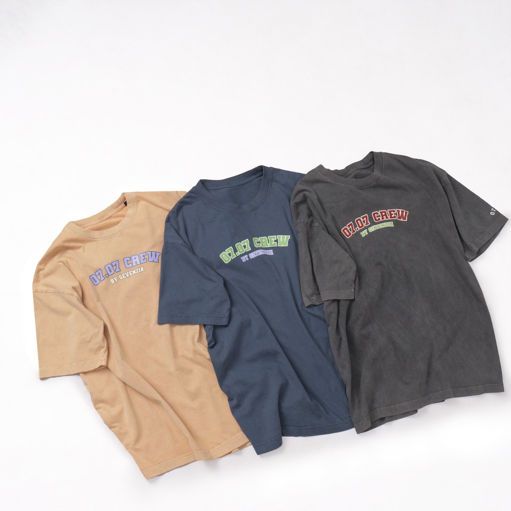 Áo thun pigment dyed 07.07 CREW | BigBuy360 - bigbuy360.vn