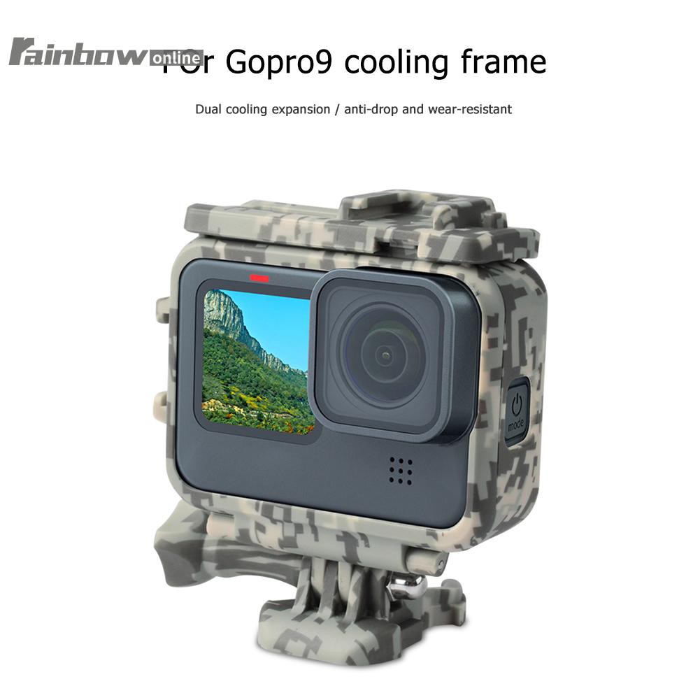 Khung Bảo Vệ Chống Mưa Họa Tiết Rằn Ri Cho Gopro Hero9