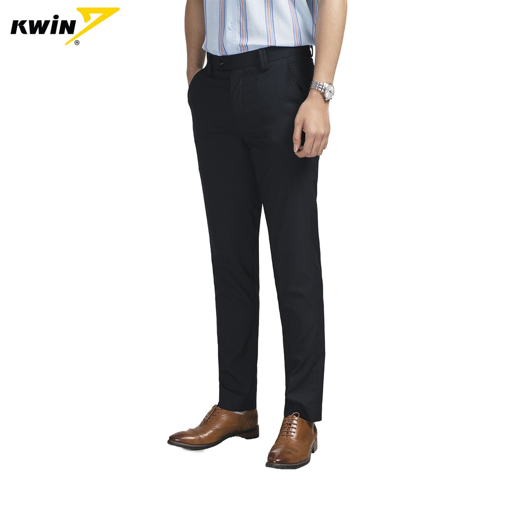 Quần âu nam Kwin cao cấp dáng suông nhẹ, mềm mại, thiết kế lịch lãm | BigBuy360 - bigbuy360.vn