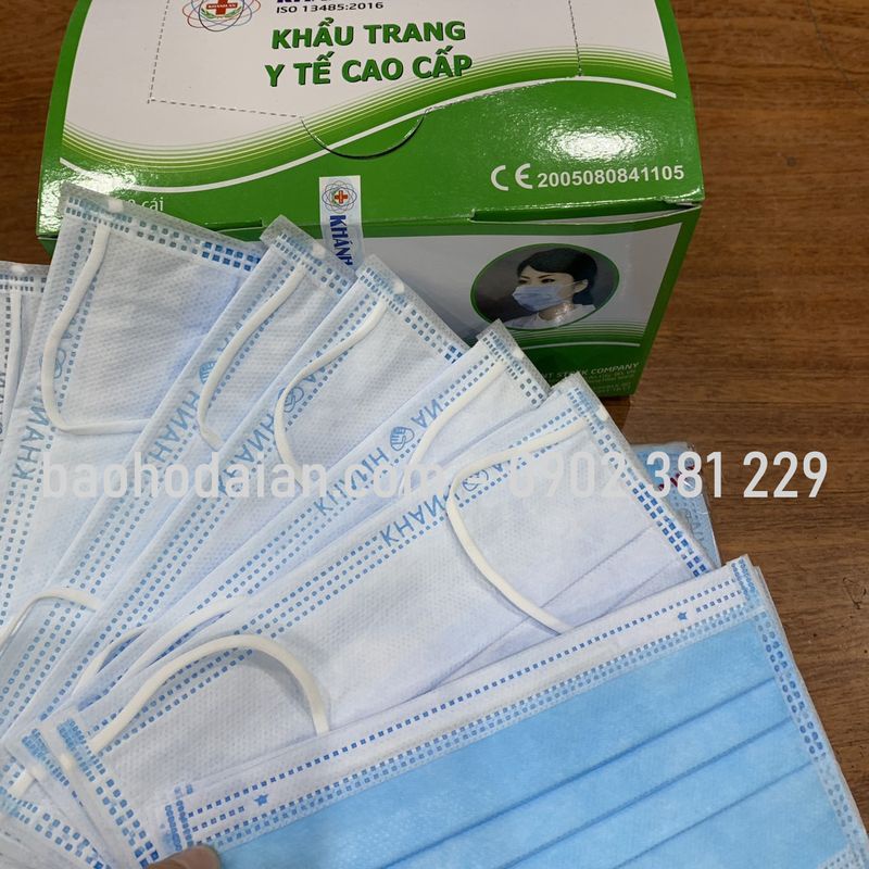 Khẩu trang y tế kháng khuẩn 4 lớp Khánh An - (hộp 50 cái)