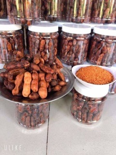 Quả Me Khô Chấm Muối Tôm 500G - Date Mới