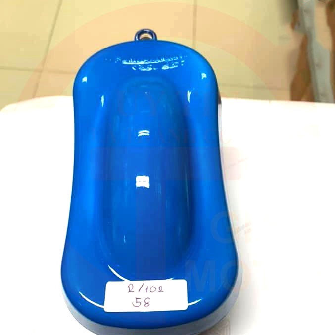 Sơn Samurai xanh dương huỳnh quang 58** chính hãng, sơn xe máy xanh 400ml kháng xăng, chống nứt nẻ tiện dụng