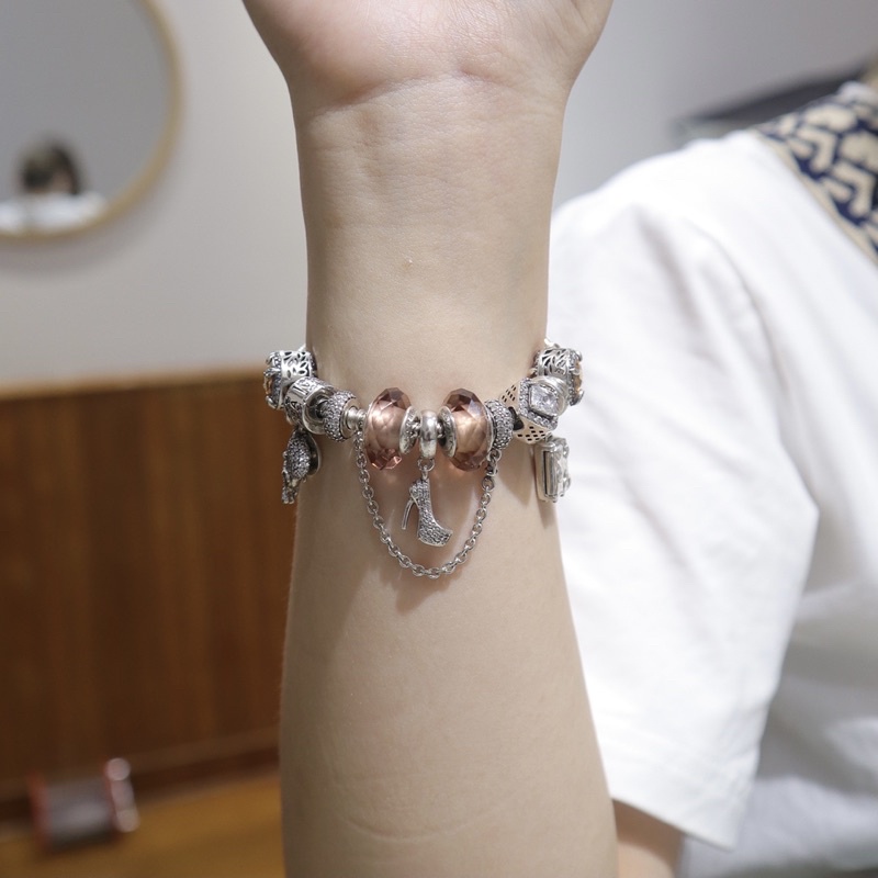 Vòng charm mệnh Thổ- Trang sức bạc Venus