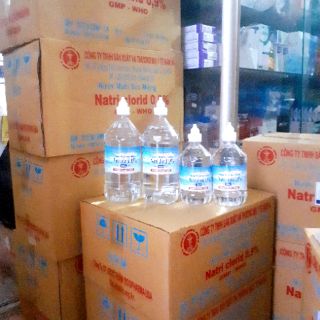 Nước muối sinh lý Nam Hà.