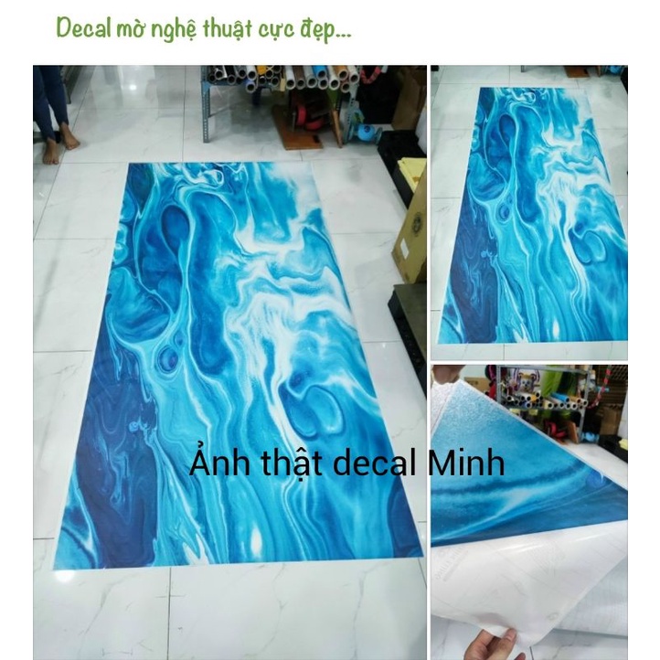 Decal tranh in mờ 3D hiện đại (chủ đề phong thủy, cảnh đẹp, họa tiết, tĩnh tâm)