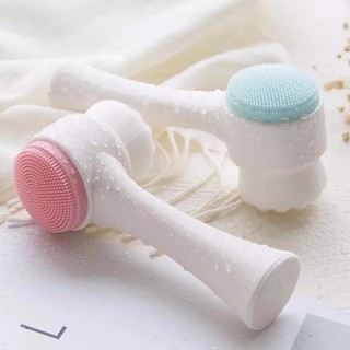 Cọ Rửa Mặt 2 Đầu Hàn Quốc siêu mềm mịn