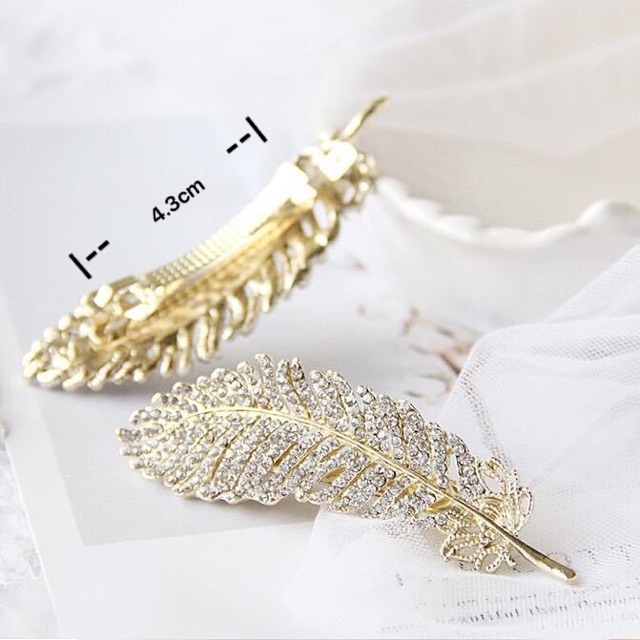 Kẹp Tóc Bấm Phong Cách Hàn Quốc Hoạ Tiết Siêu Xinh