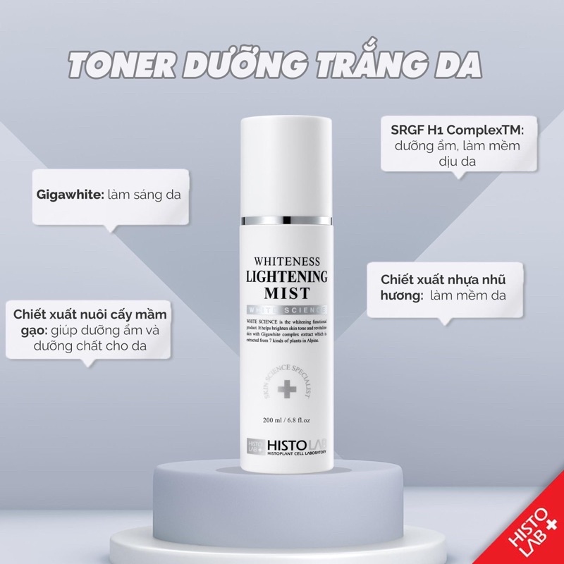 NƯỚC HOA HỒNG DƯỠNG TRẮNG DA - WHITENESS LIGHTENING MIST