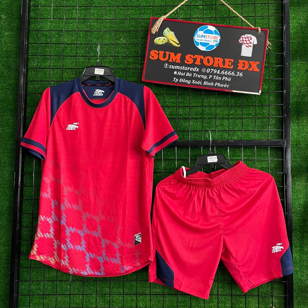 Quần Áo Bóng Đá Không Logo Riki Crom (6 Màu) - Áo Đá Banh Mẫu Mới 2022, Đẹp