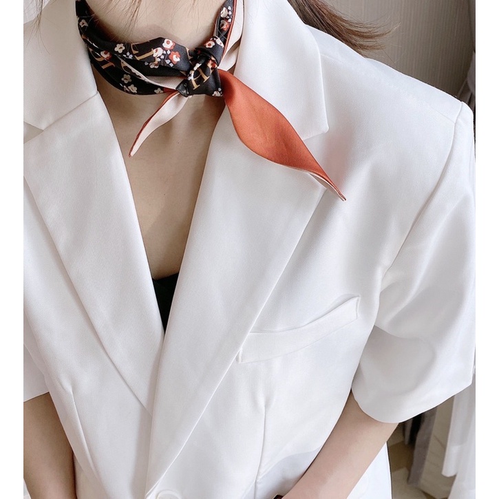 Khăn lụa turban đa năng hoạ tiết độc đáo B.I.C Accessories HA129