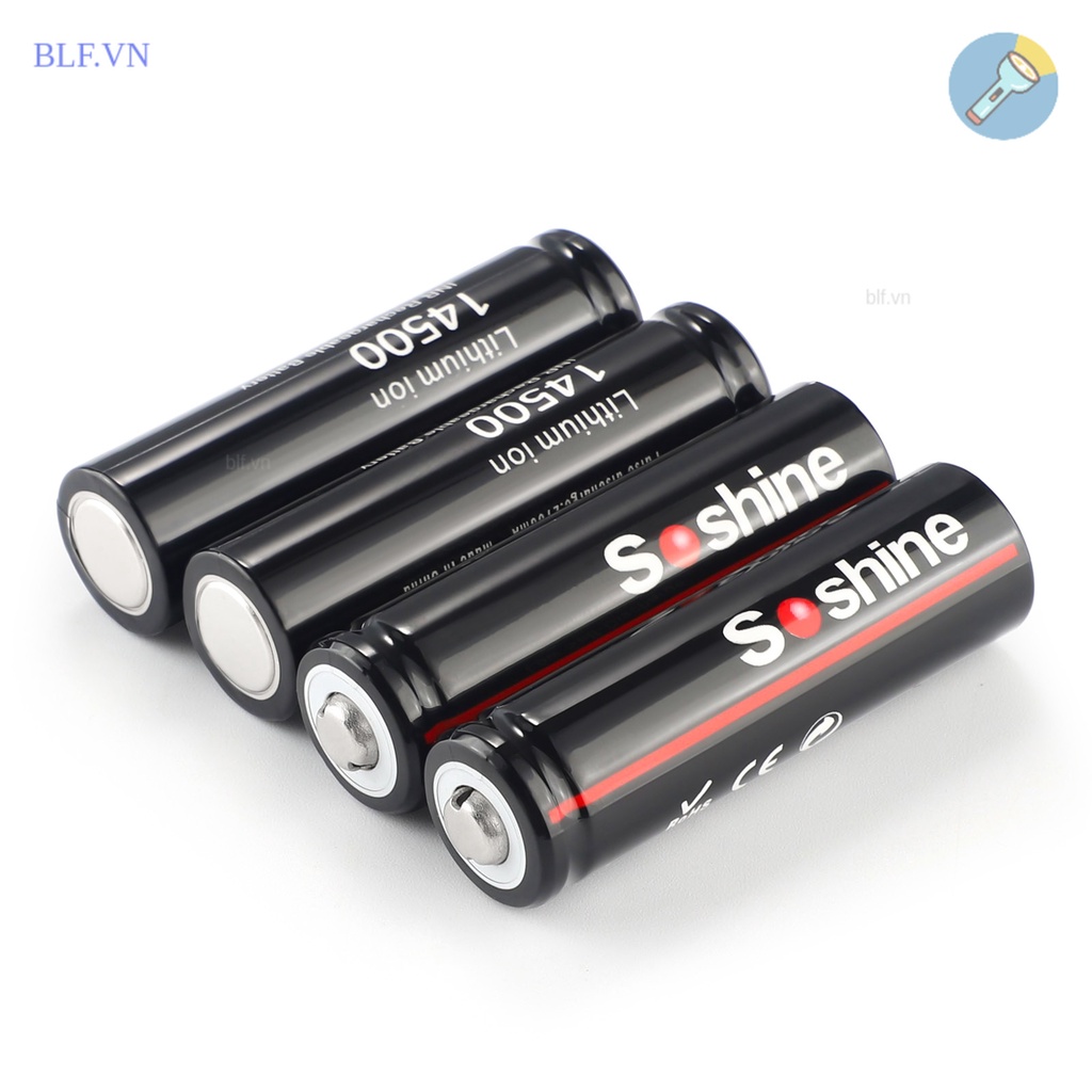 Pin sạc Soshine 14500 3.7V 900mah