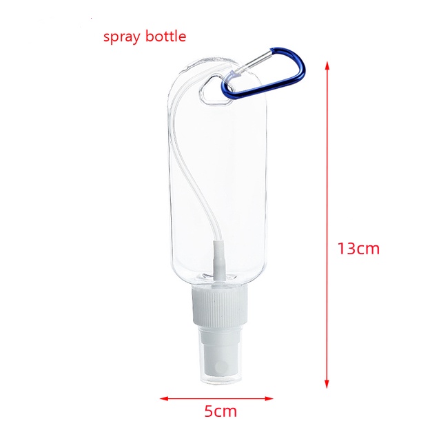 1 Bình Xịt Cồn 30ml/50ml Mini Chống Rò Rỉ Kèm Móc Khóa