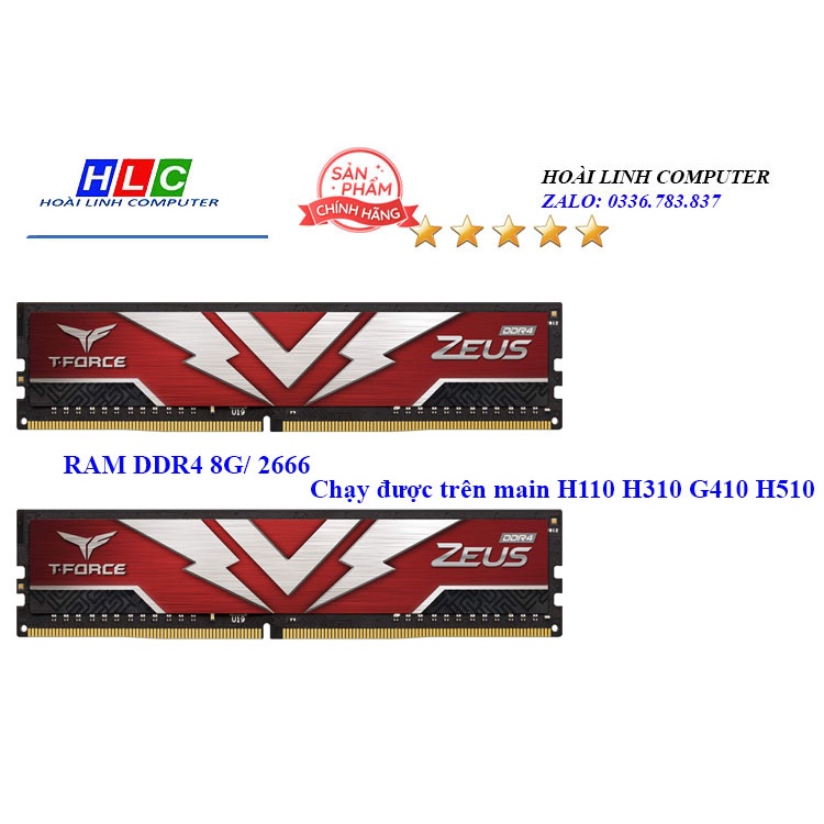 RAM DDR4 8G Team Elite Bus 2666 chính hãng Viễn Sơn phân phối RAM DDR 8G 8Gb 8