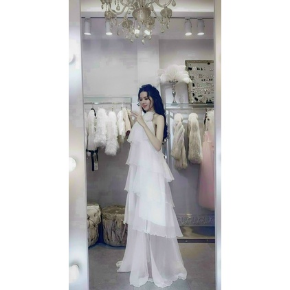 MS1237T ĐẦM MAXI TẦNG ĐI BIỂN