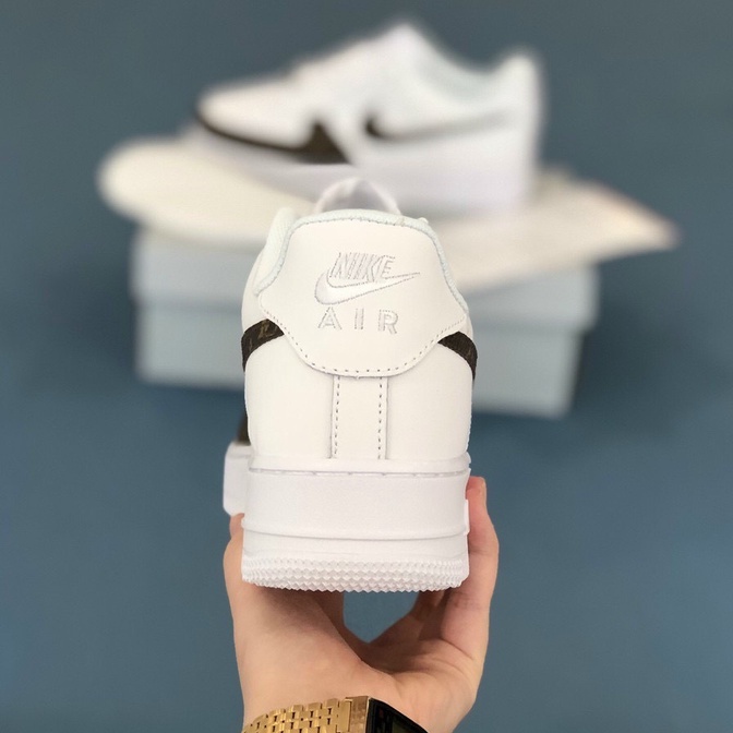 [Full bill +box] Giày Air Force 1 Nam Nữ, Giày Sneaker AF1 LV Nâu Trắng Cổ Thấp Thời Trang Cao Cấp Hottrend 2022 | WebRaoVat - webraovat.net.vn