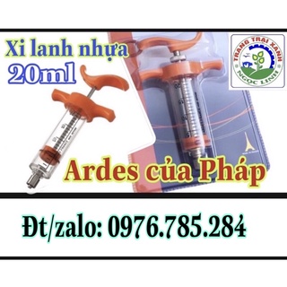 Xi lanh nhựa 20ml Ardes của Pháp, tiêm trâu bò lợn, dê cừu hiệu quả cao.
