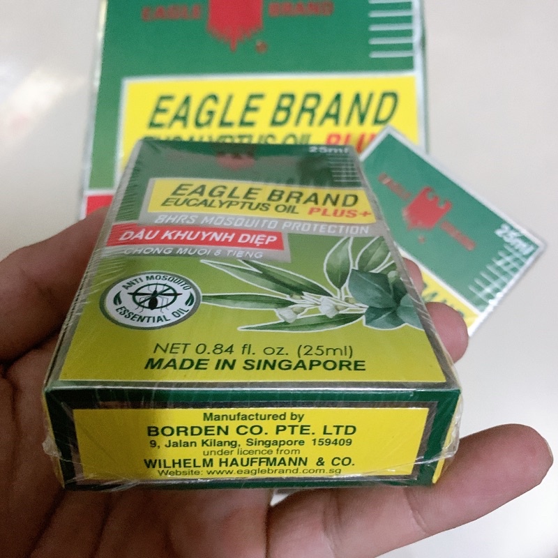 Dầu Khuynh Diệp Chống Muỗi Eagle Brand Eucalyptus Oil PLus+ 25ml-Chính Hãng