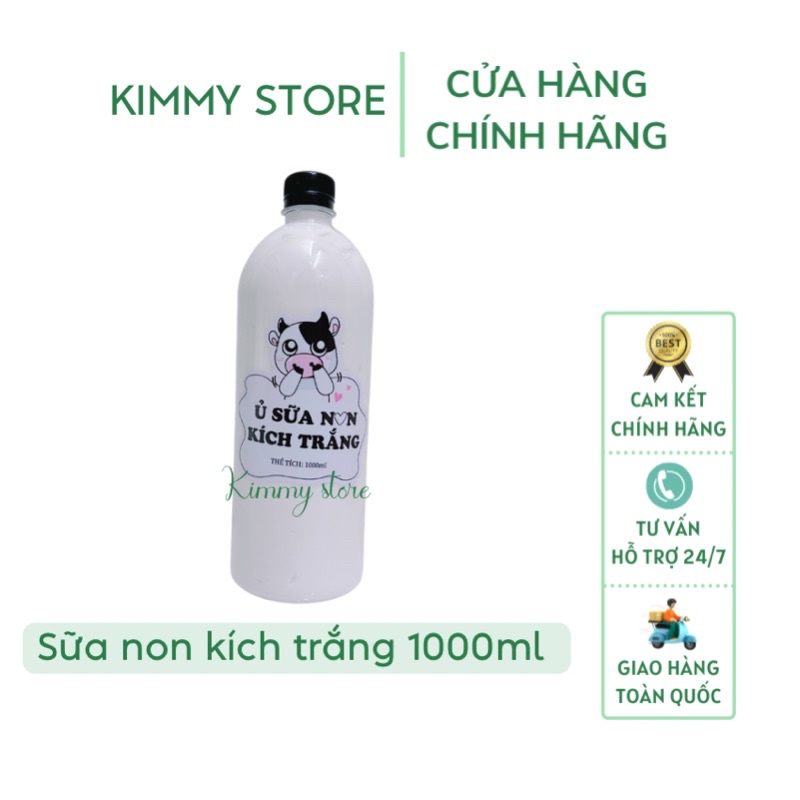 01 Chai 1000ml Ủ sữa non kích trắng body
