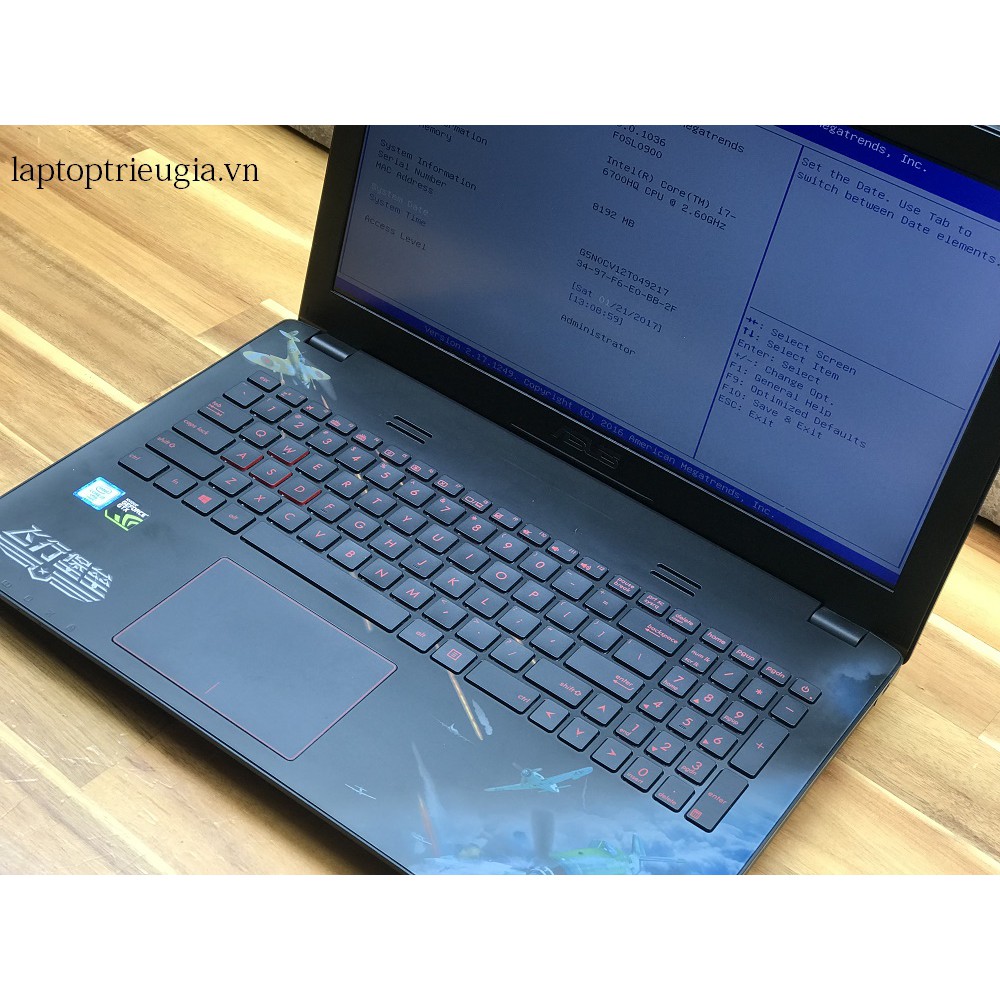 Máy tính xách tay Asus GL552: Core i7-6700HQ, DDR3 8GB, Hdd1TB+SSD128G, Ndivia GTX960M 4Gb, 15.6FHD IPS Likenew