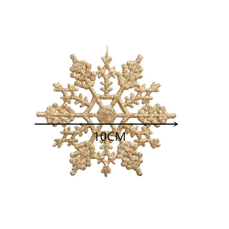 Set 3 Bông tuyết trang trí cây thông noel size 10cm