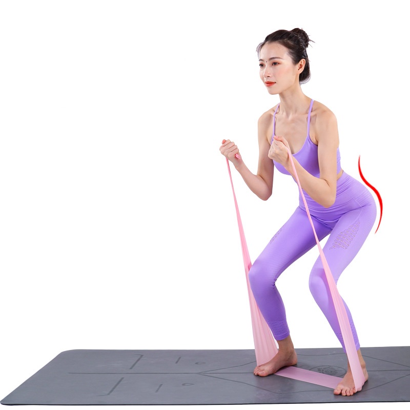 Dây cao su đàn hồi kháng lực bản thun tập yoga pilates NAVAS