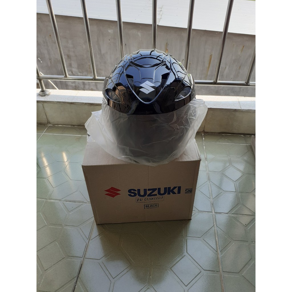Mũ bảo hiểm 3/4 Suzuki nhập khẩu theo xe satria từ Indonesia