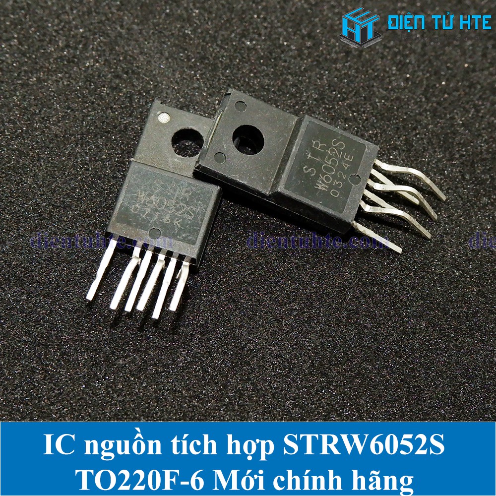 IC nguồn xung tích hợp STR-W6052S STRW6052S W6052S W6052 TO220-6 Mới Chính Hãng (1 con)