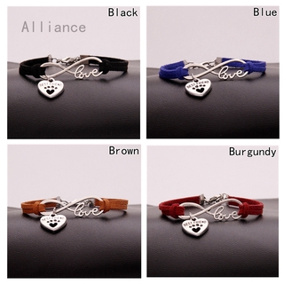 Alliance Vòng tay tình bạn mặt hình vô cực và chữ " Best Friend "