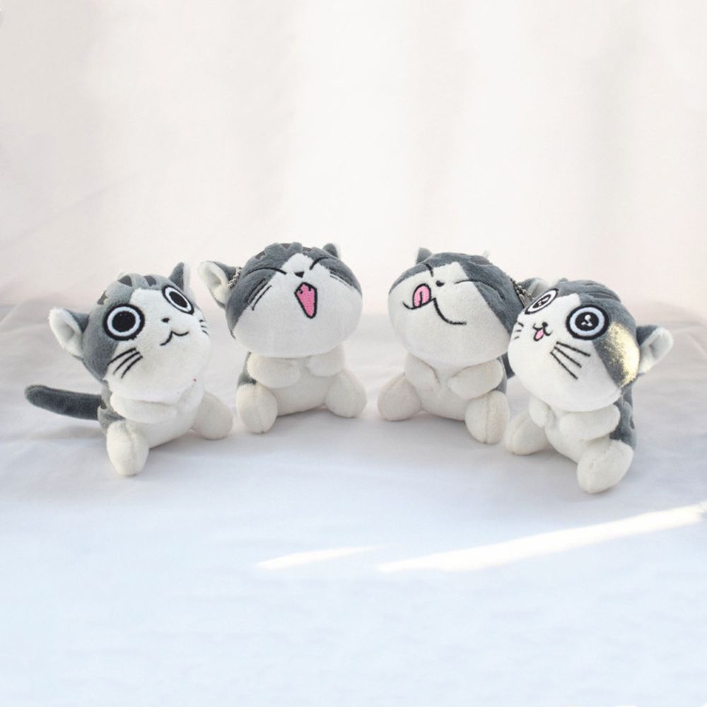 Đồ chơi nhồi bông hình con mèo dễ thương 10CM