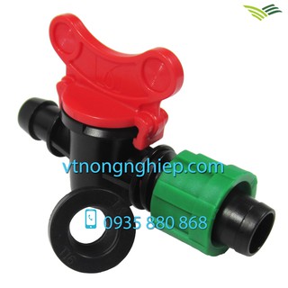 10 Van khóa ống nhỏ giọt phi 16mm