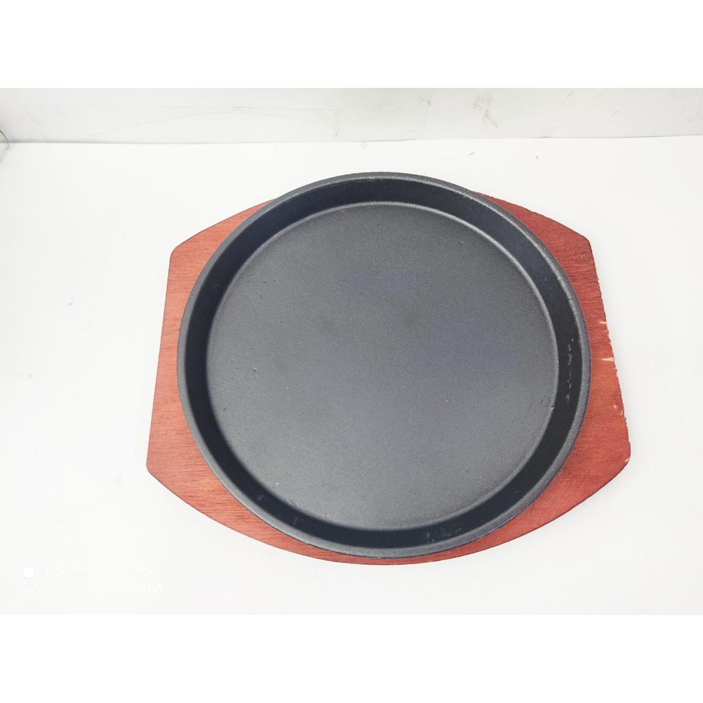 Combo 5 Vỉ bò hình tròn có thớt gỗ size 20cm