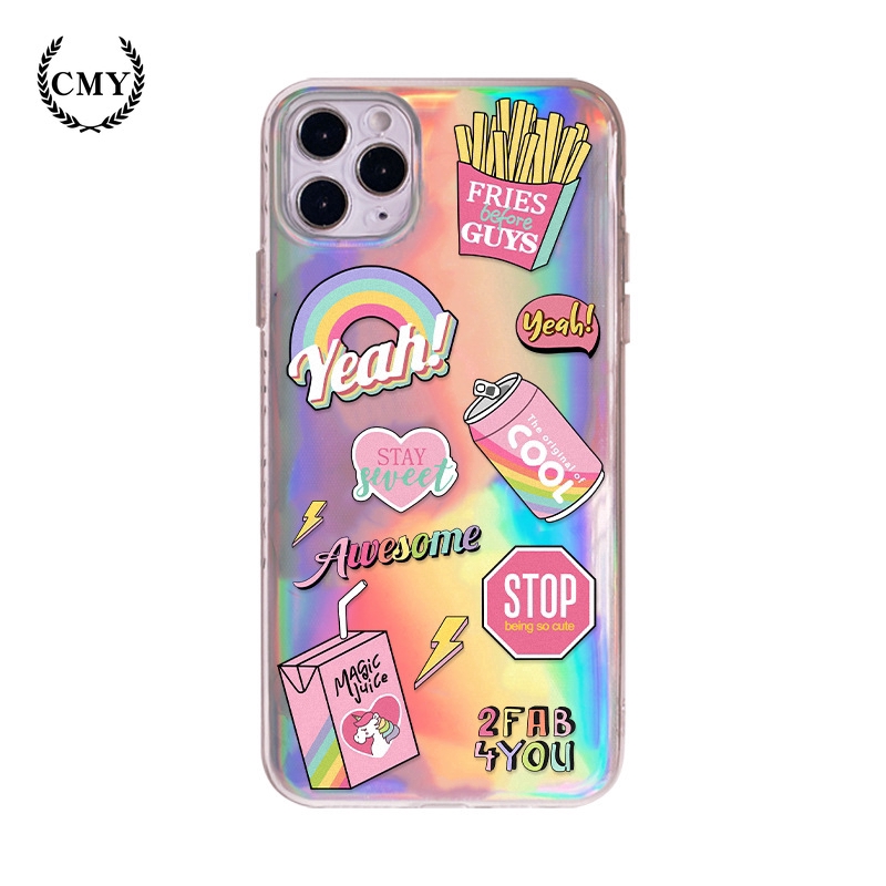 ốp iphone 11 Ốp điện thoại in họa tiết khoai tây chiên cho iPhone 11/11Pro 11pro Max X XR XS XS MAX 6 7 8 plus SE