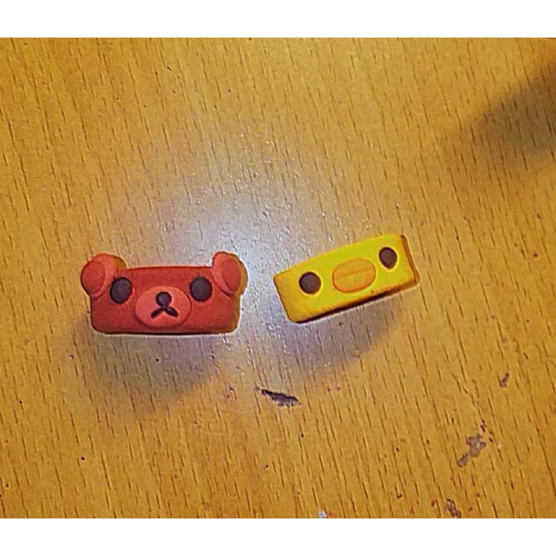 Nhẫn đất sét tự khô / Chunky clay rings cho cặp đôi hình Gấu - Vịt cute indie aesthetic (đọc kỹ mô tả)