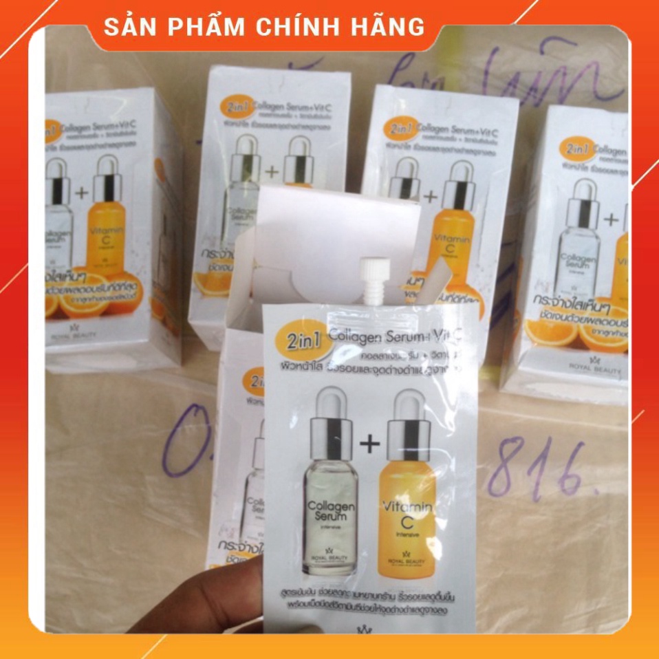 Serum Colagen + Vitamin C 2 trong 1 Thái Lan