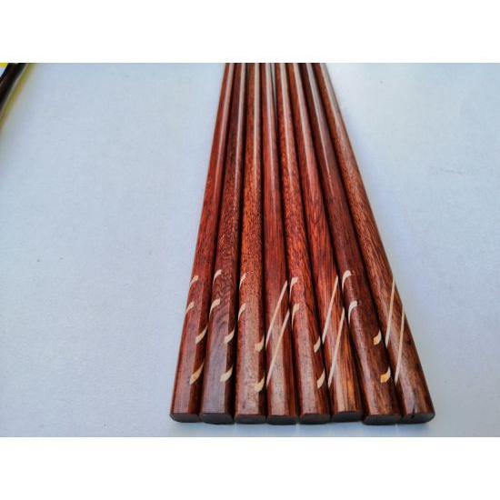 đũa gỗ cẩm  lai tiện hình dây đàn 20 chiếc ( 10 đôi / 1 bịch )