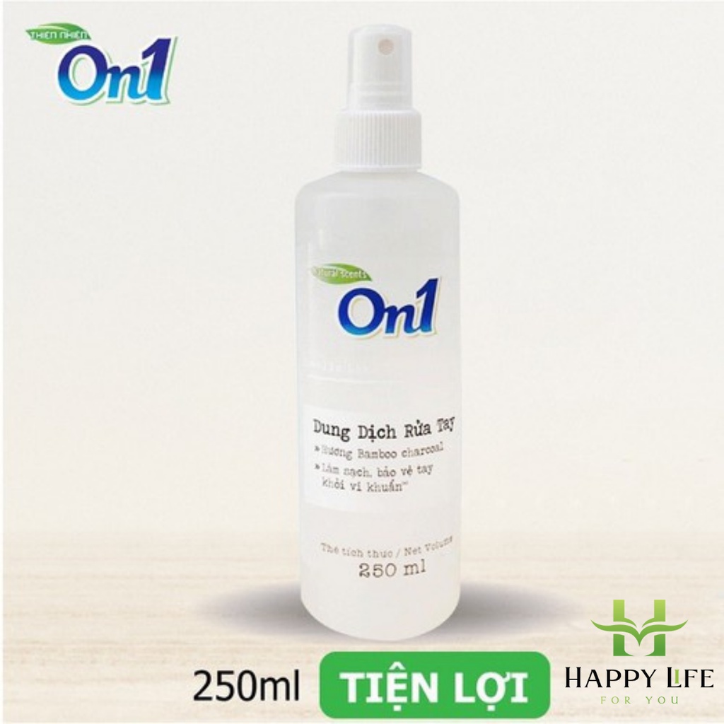 Nước rửa tay khô, rửa tay khô, sát khuẩn tay On1 Protect 500ml sạch khuẩn, tiện dụng - Happy Life 4U