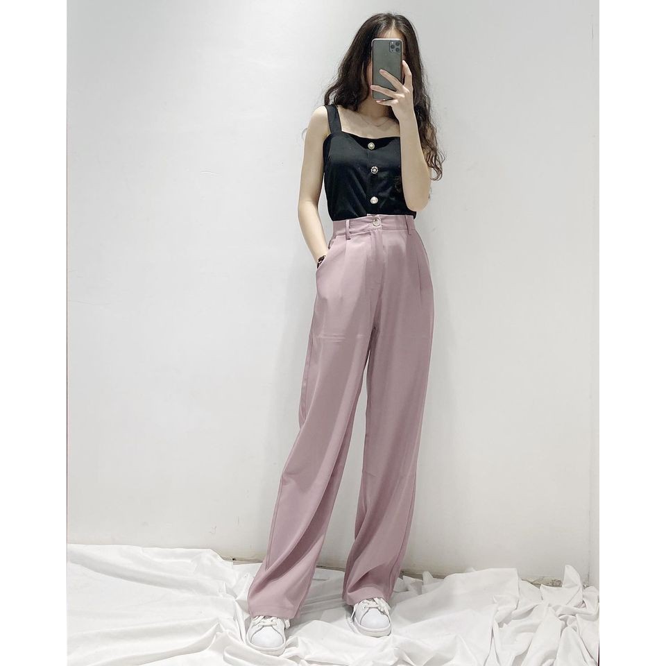 (FREESHIP) Quần vải ống rộng Ulzzang
