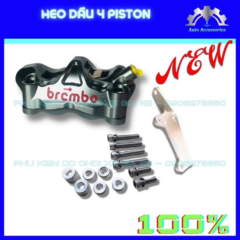 COMBO Heo Dầu BRCMBE 50A (Heo Tai XAnh) Kèm Pát CNC và Phụ Kiện đĩa Zin Ex135 Ex150 Winner Raider Satria Sonic Sirius
