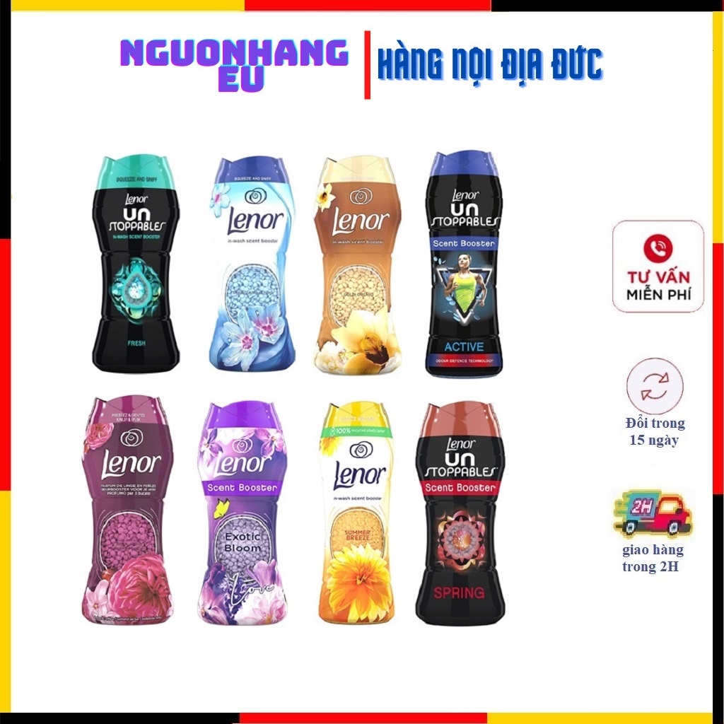 VIÊN XẢ VẢI KHÔ LENOR HƯƠNG NƯỚC HOA 210G Đức
