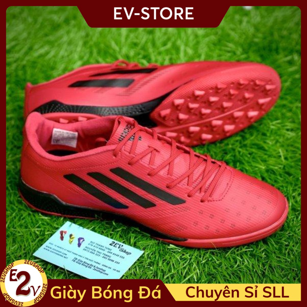 Giày Đá Bóng Sân Cỏ Nhân 𝗧𝗮̣𝗼 𝗧𝗙 𝗔𝗱𝗶.𝗱𝗮𝘀 𝗙𝟱𝟬 Đỏ Đã Khâu Đá Bóng Nam Cao Cấp
