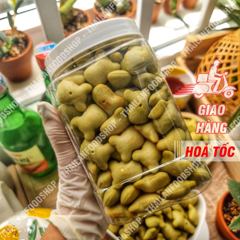 Bánh Gấu Chùm Ngây Nhân Kem Hiệu Moringa Hộp 500gr