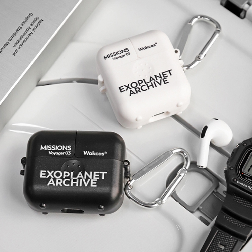 Ốp Bảo Vệ Tai Nghe Airpod 1 2 3 Pro  Magic Box Exoplanet Chống Mở Nắp Chất Liệu Nhựa TPU 2 Lớp Cao Cấp - Chinchincase