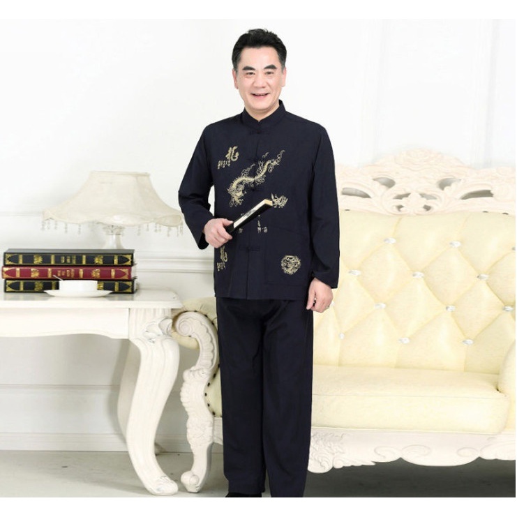 Bộ quần áo dài tay cho ông, cho bố