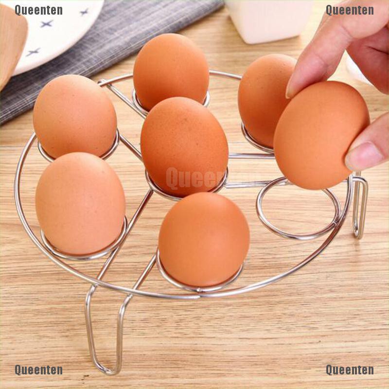 Khay Hấp Trứng 7 Ngăn Bằng Thép Không Gỉ Tiện Dụng