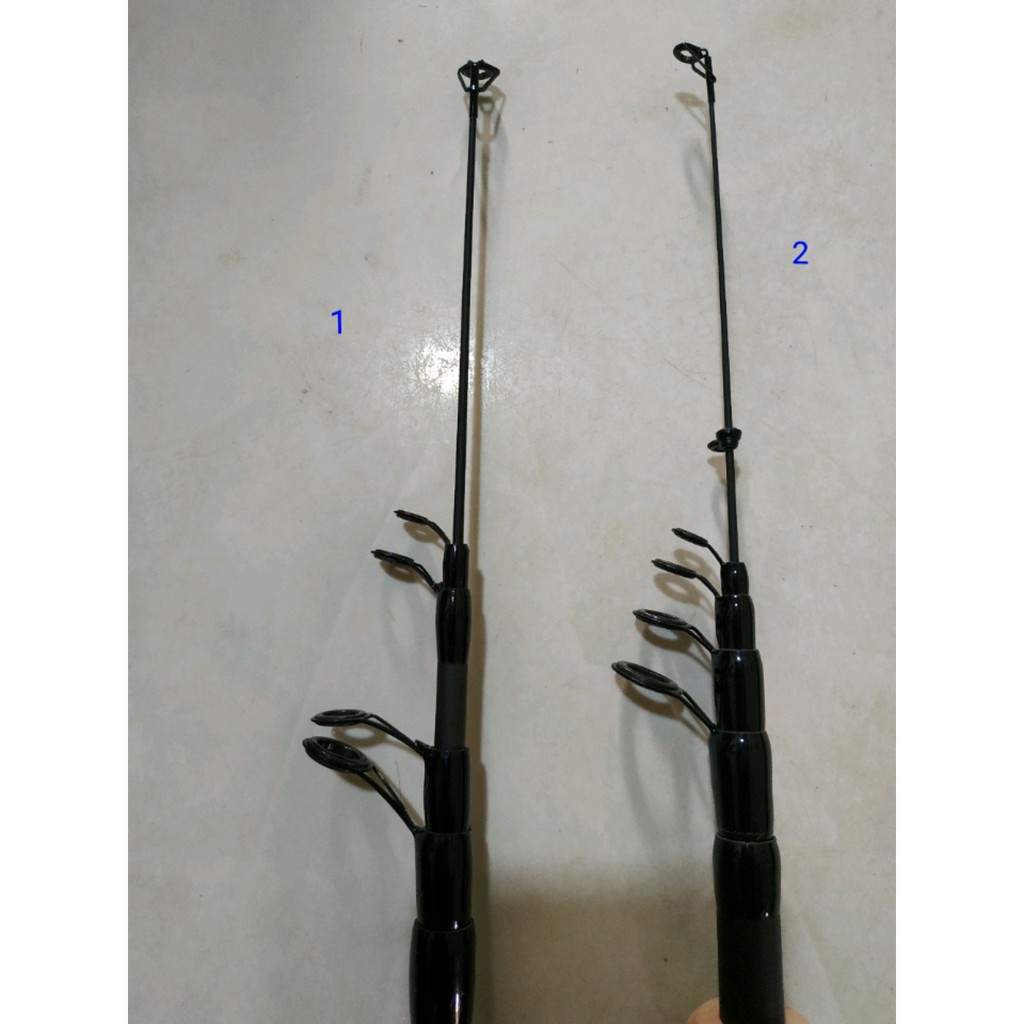 (sale) cần câu lure cán gỗ shimano 1m8-2m1 rút gọn 50cm ( giá khuyến mại )