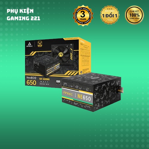 Nguồn Antec NE650C 650W V2 - Hàng Chính Hãng