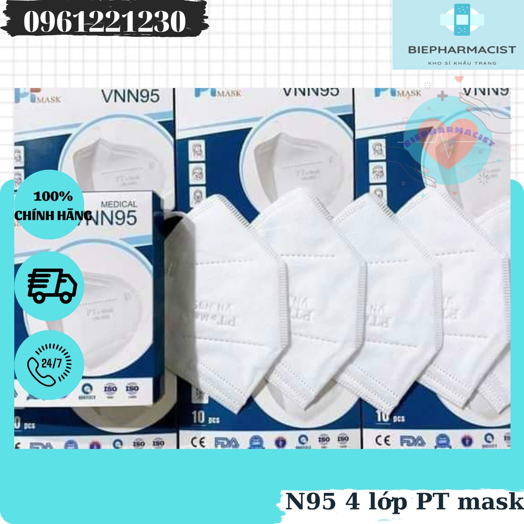 KHẨU TRANG VN N95 PT MASK 4 LỚP CAO CẤP